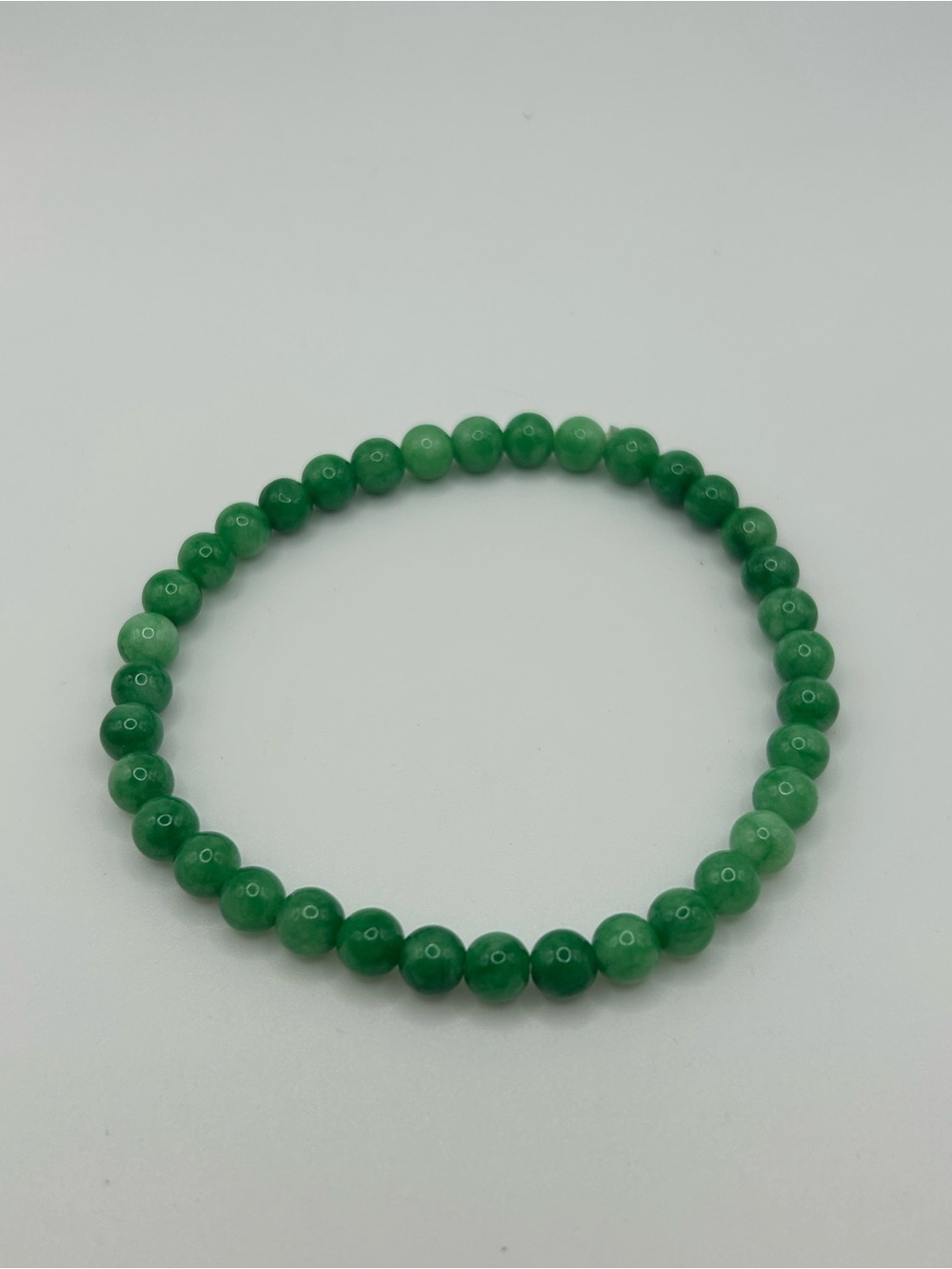 5mm Natural Jade beaded bracelet